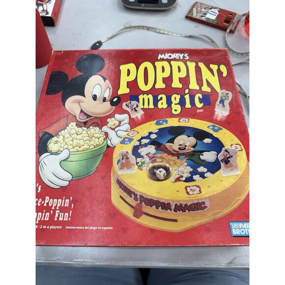 Vintage Disney Complete Parker Brothers MICKEY'S POPPIN' MAGIC Game 1991 - Picture 1 of 9